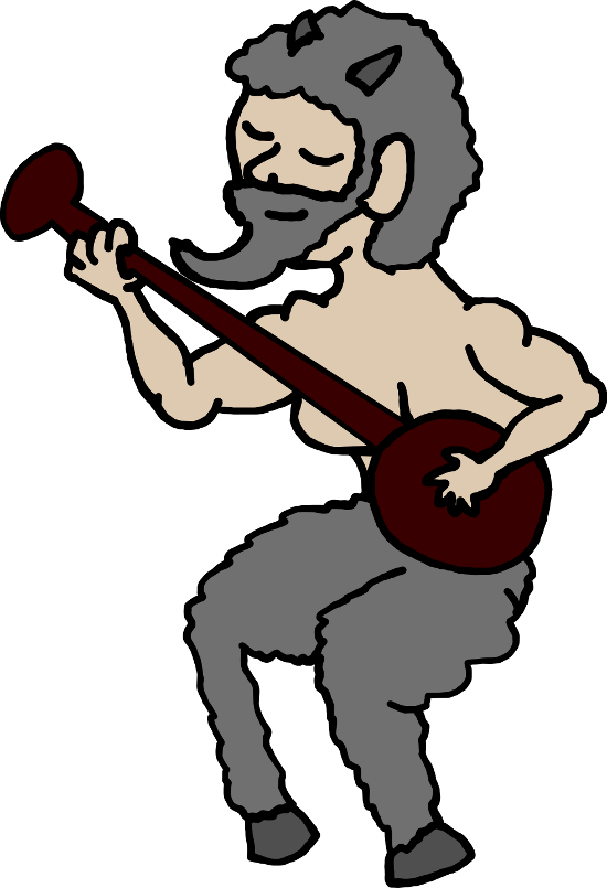 The Faun And The Satyr Are Basically The Same Thing, Clipart (550x805), Png Download