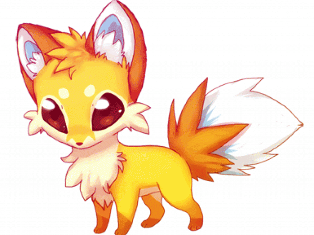Fennec Fox Clipart Kitsune - Png Download (640x480), Png Download