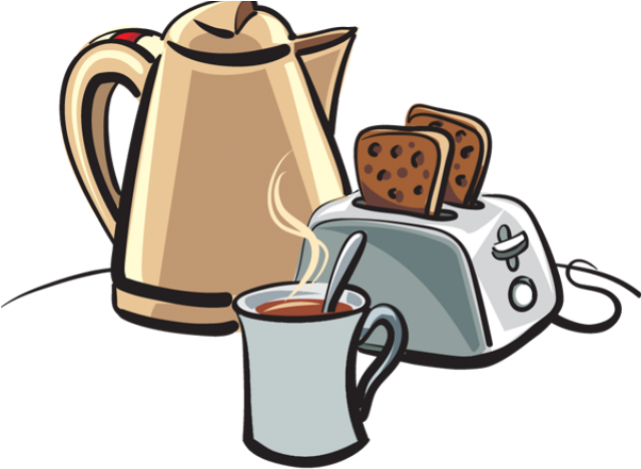 Toast Clipart Tea Toast - Png Download (640x480), Png Download