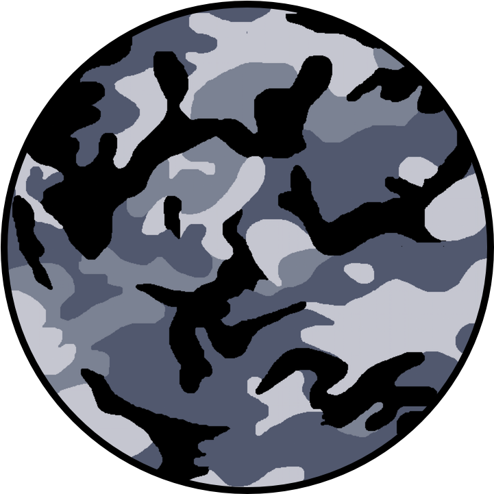Chinese Marine Blue Camo Clipart (1200x1200), Png Download