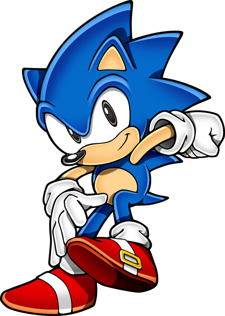 Clip Art Royalty Free Library Classic Sonic By Ketrindarkdragon - Png Download (755x1058), Png Download