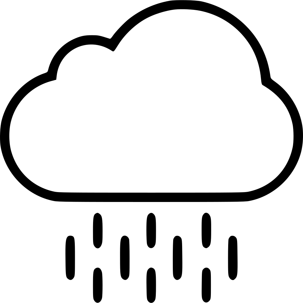 Rain Cloud Clipart (980x978), Png Download