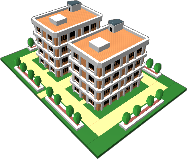 A Small Apartment Complex Clipart (768x768), Png Download