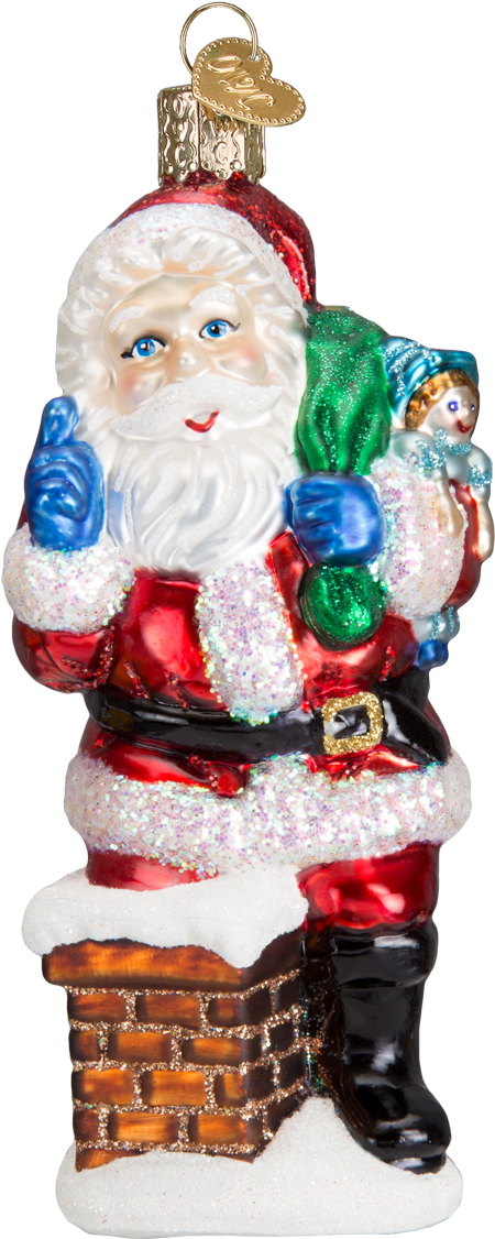 Commercial Christmas Ornaments Santas Quarters Clipart (1200x1200), Png Download
