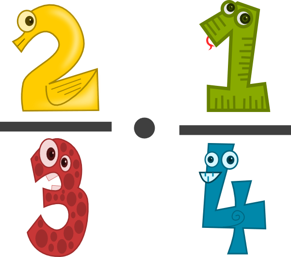 Add Fractions Clipart - Png Download (600x530), Png Download