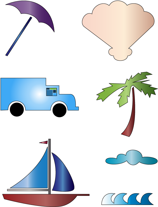 Pen Tool Exercise Clipart (612x792), Png Download