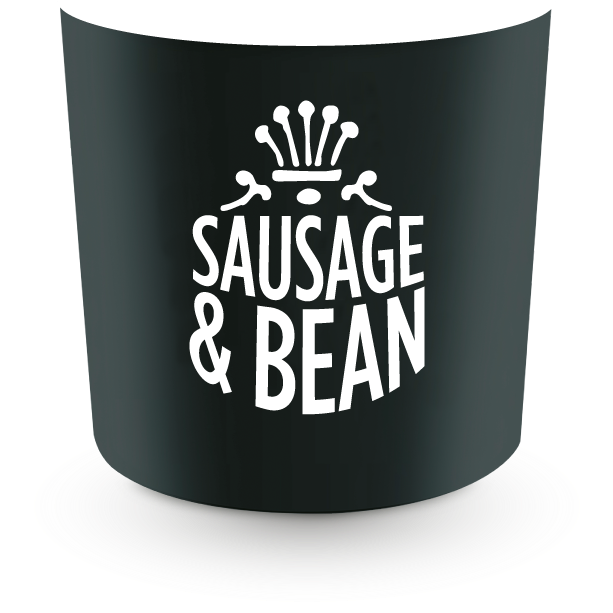 Sausage And Beans Pot Clipart (618x756), Png Download