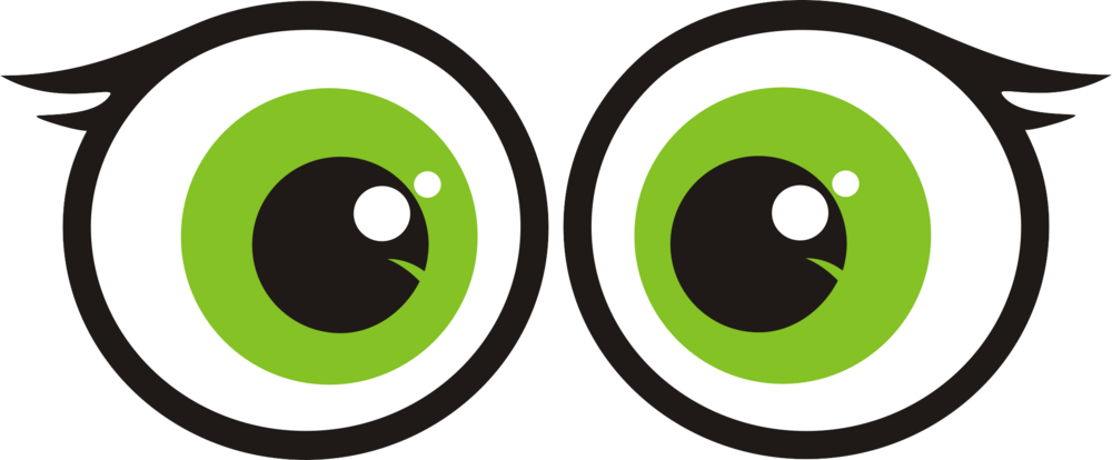 Augen Clipart - Png Download (1000x414), Png Download