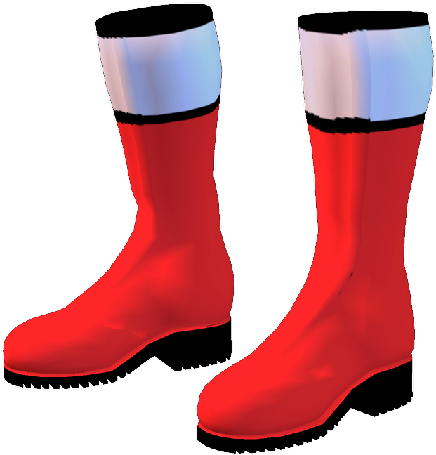 Time Force Red Boots Clipart (621x648), Png Download