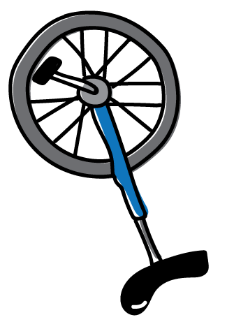 Unicycle Clipart (612x792), Png Download