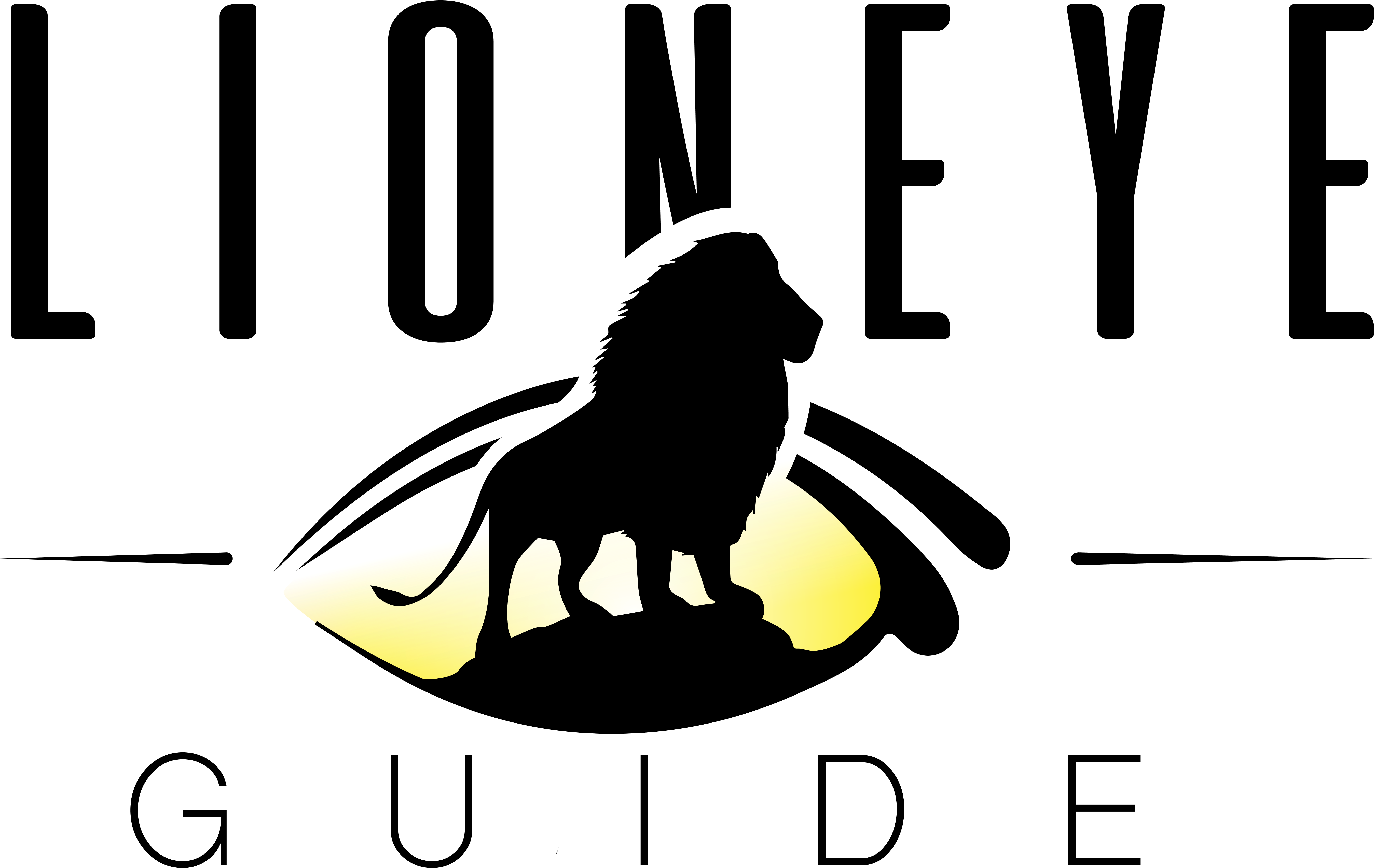 Lion Eye Guide Clipart (5396x3421), Png Download