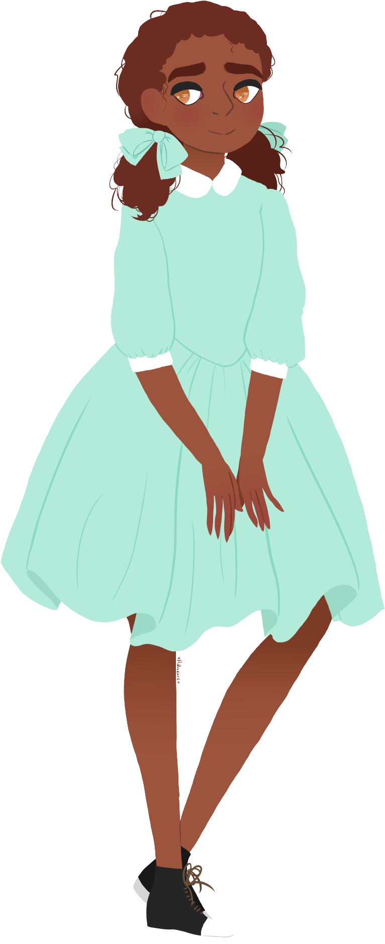 Look, It's Hazel In The 1940s Clipart (835x1920), Png Download