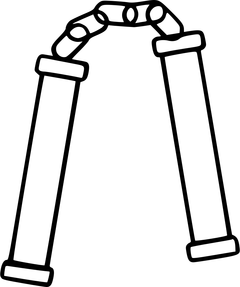 Nun Chucks Comments Clipart (818x980), Png Download