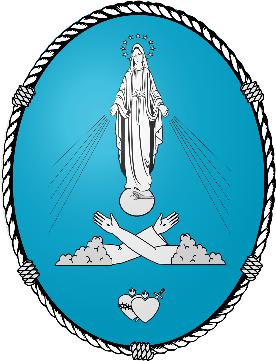 Franciscan Friars Of The Immaculate Wikipedia Clipart (1200x1318), Png Download