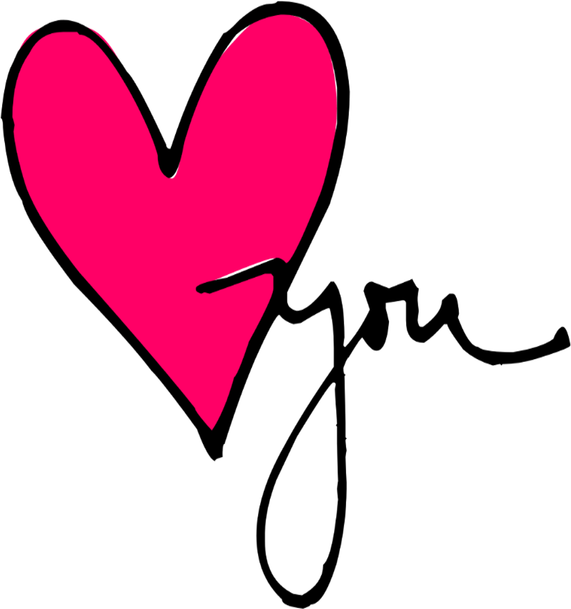 Love You Clipart - Png Download (1600x1423), Png Download