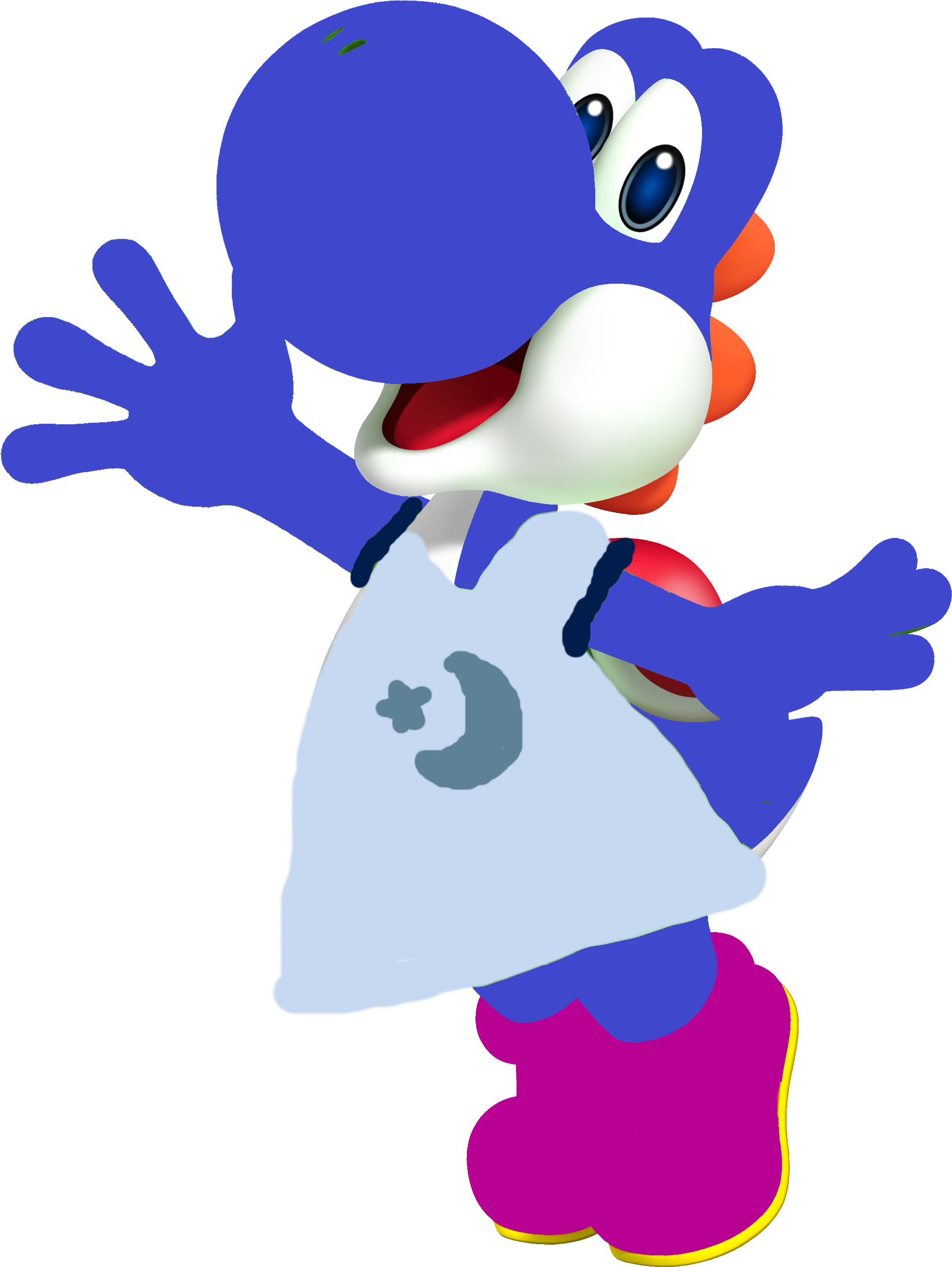 Blue Yoshi Pjs Clipart (1961x2621), Png Download