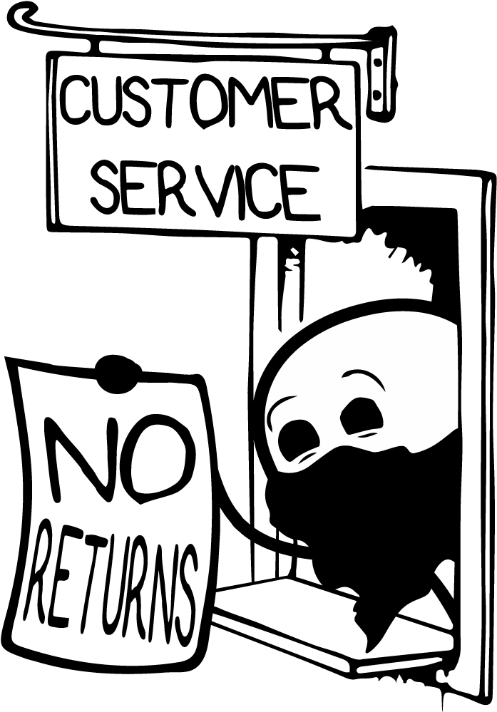 Returned By Customer I Do Not Refund Orders For Buyer's Clipart (707x1000), Png Download