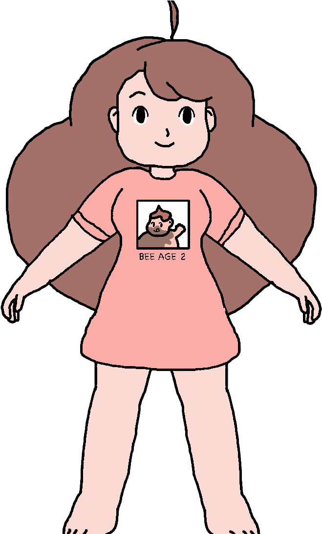 Bee Pj's Clipart (683x1090), Png Download