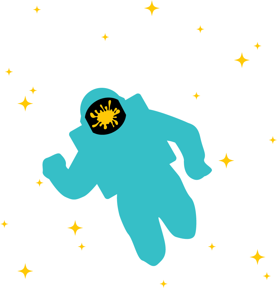 Astronauts Can't Burp In Space Clipart (1000x1000), Png Download