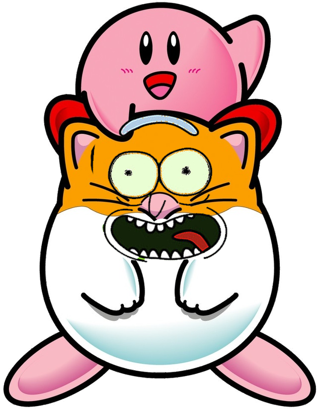 "hey *burp* Hey Kirby It's Me Rick The Hamster I'm Clipart (640x822), Png Download