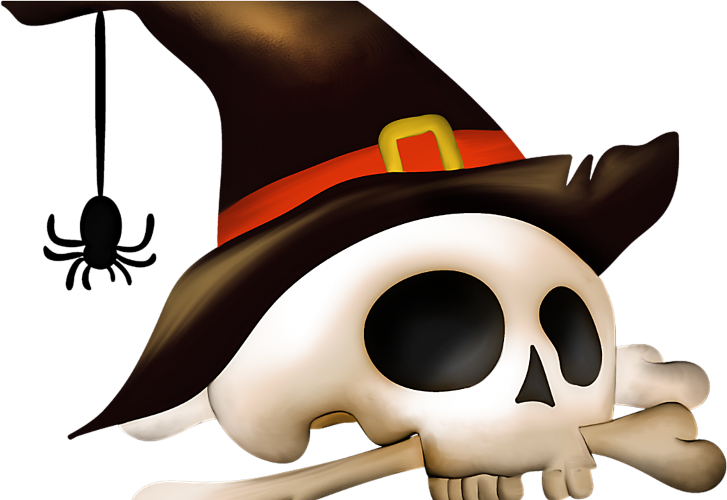 Halloween Skull Clipart (1080x720), Png Download