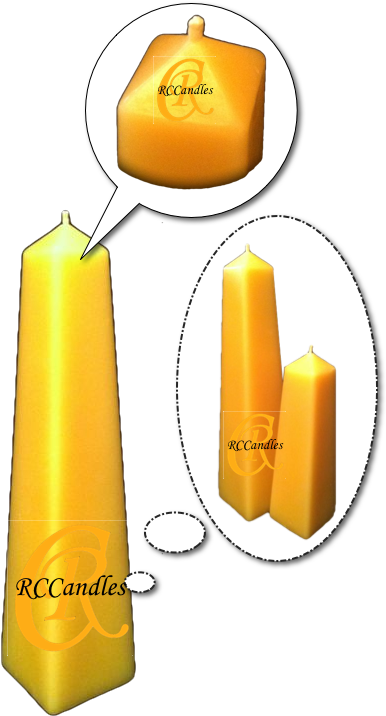 Creates Lovely 'crown-tips' As It Burns Clipart (493x898), Png Download