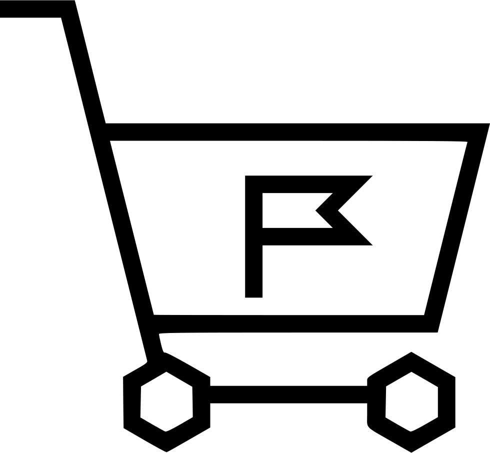 Cart Flag Bookmark Mark Notification Strolley Comments Clipart (980x906), Png Download