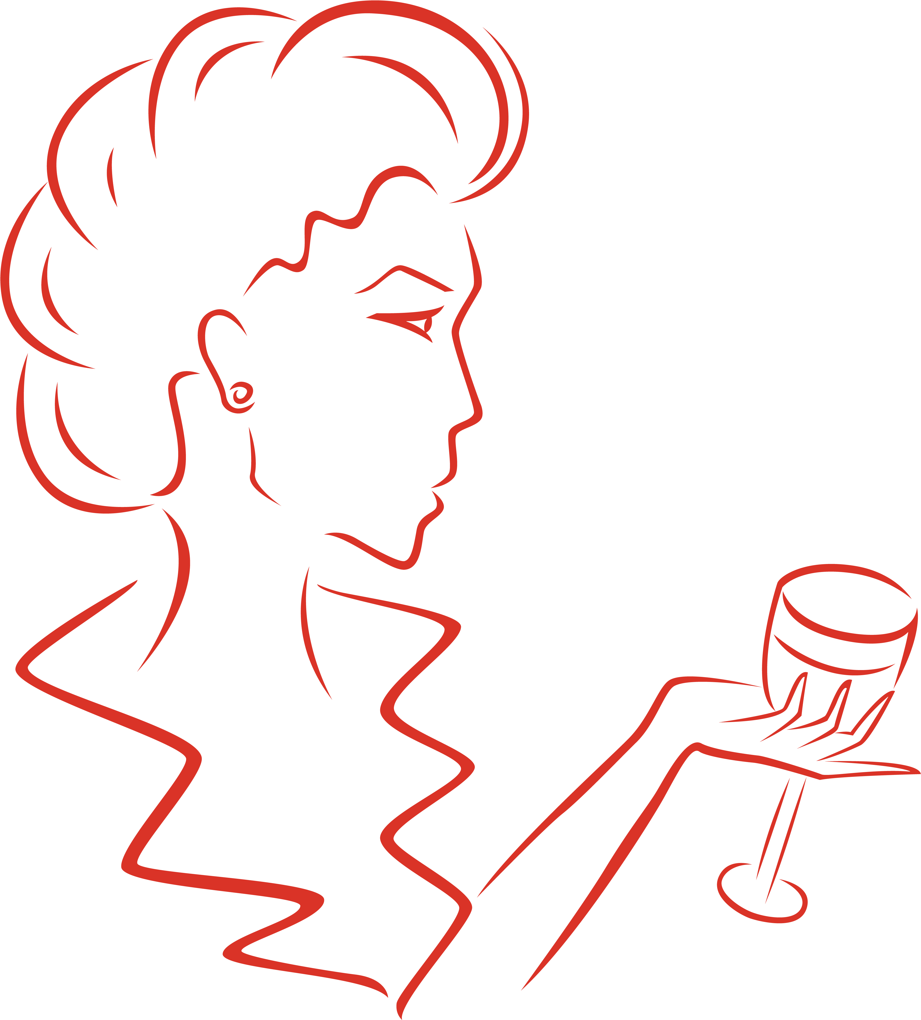 Lady Clipart (4375x4375), Png Download