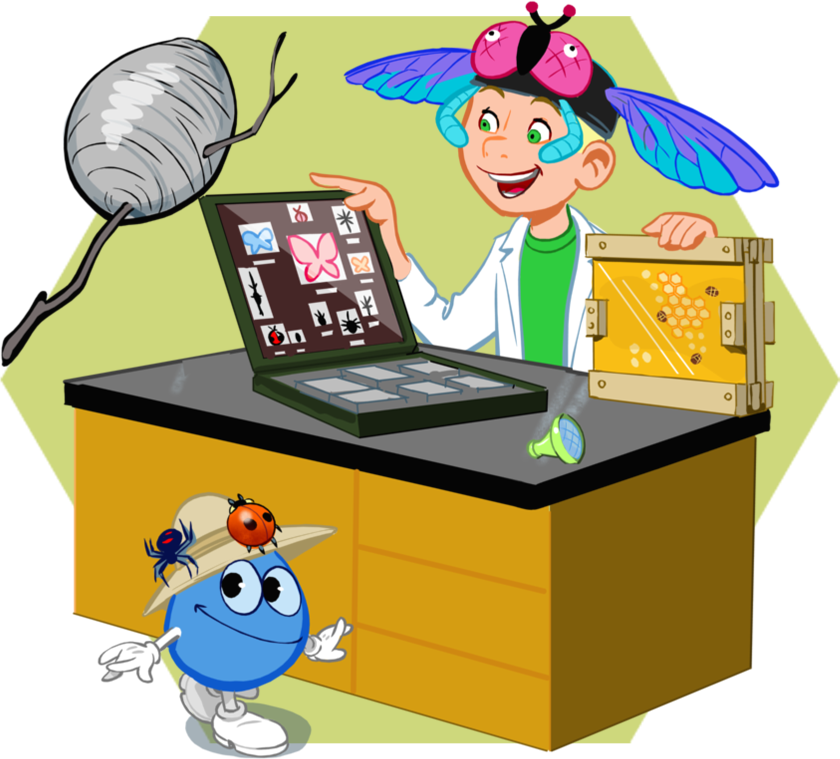 Insects Clipart (1800x1800), Png Download