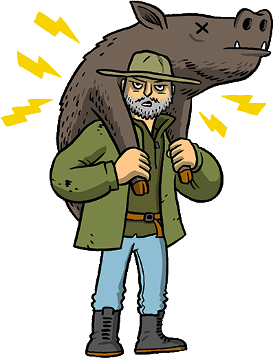 Hunt For The Wilderpeople Messages Sticker-3 Clipart (618x618), Png Download