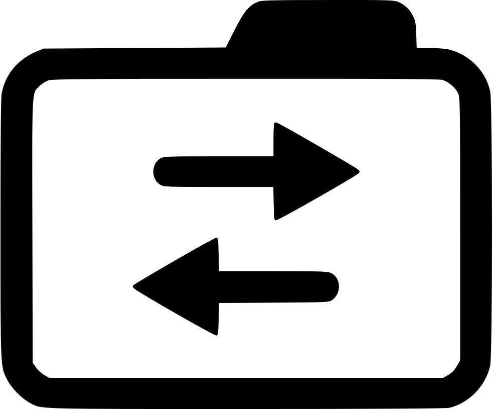Exchange Arrow Arrows Left Right Swap Swich Swop Comments Clipart (981x814), Png Download