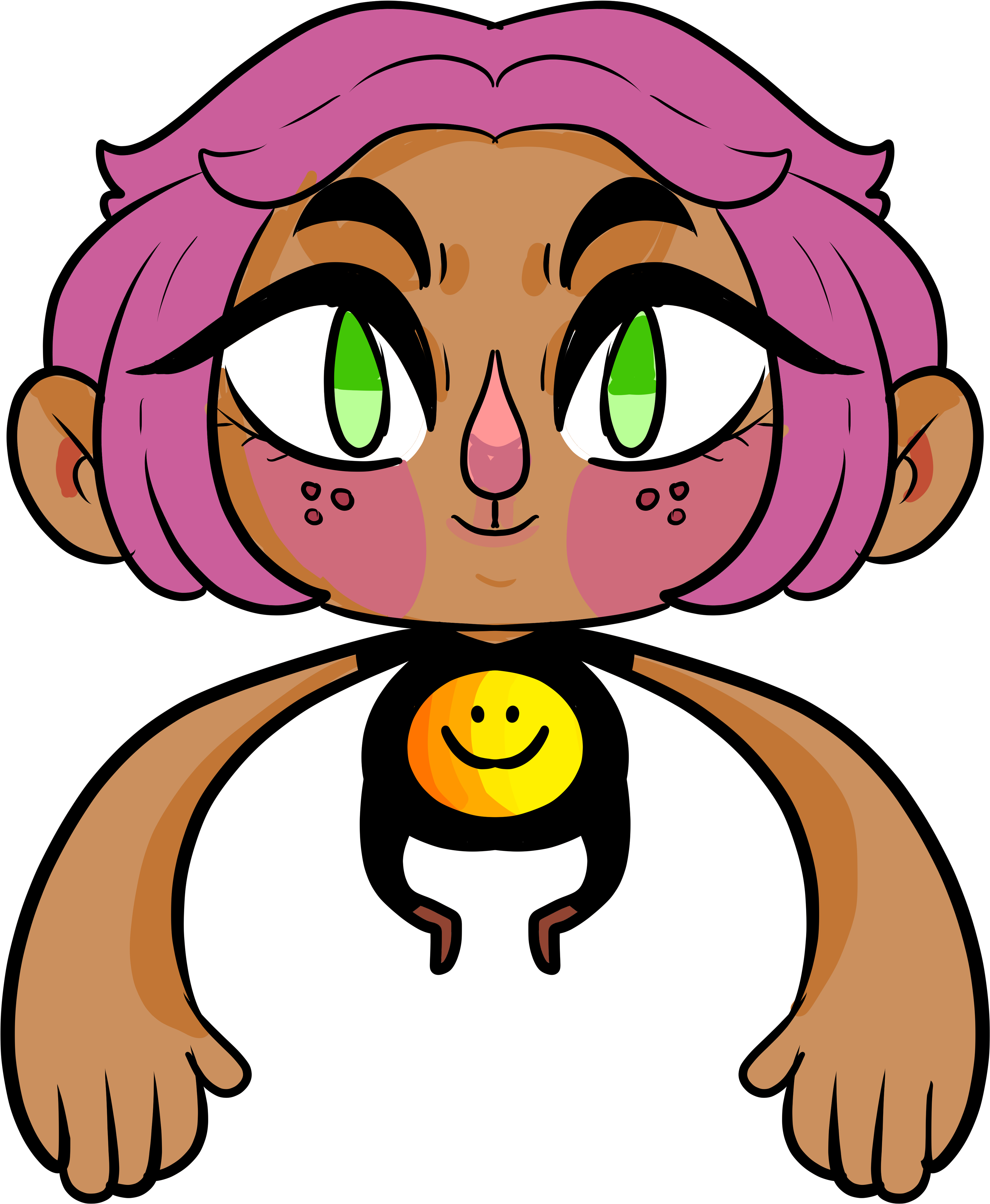 Smile Clipart (3840x4489), Png Download