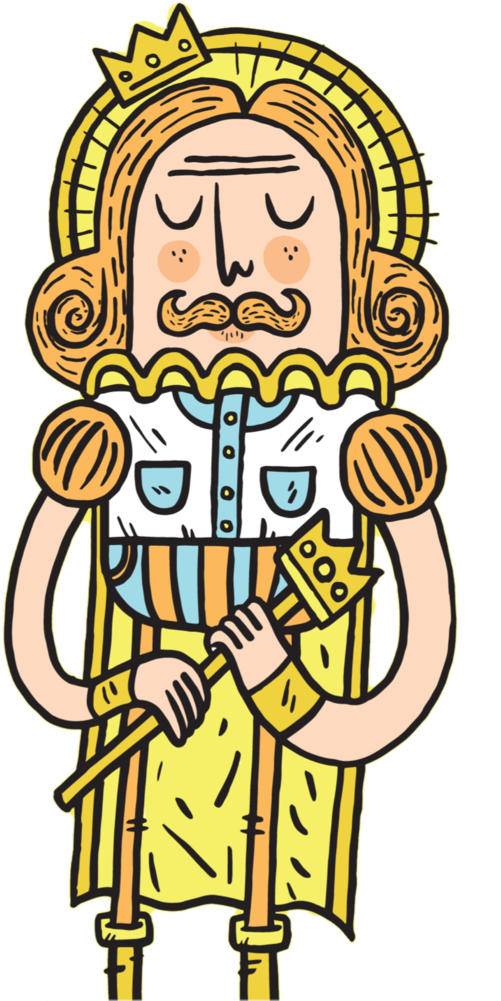 Golden Rey Clipart (1000x1000), Png Download