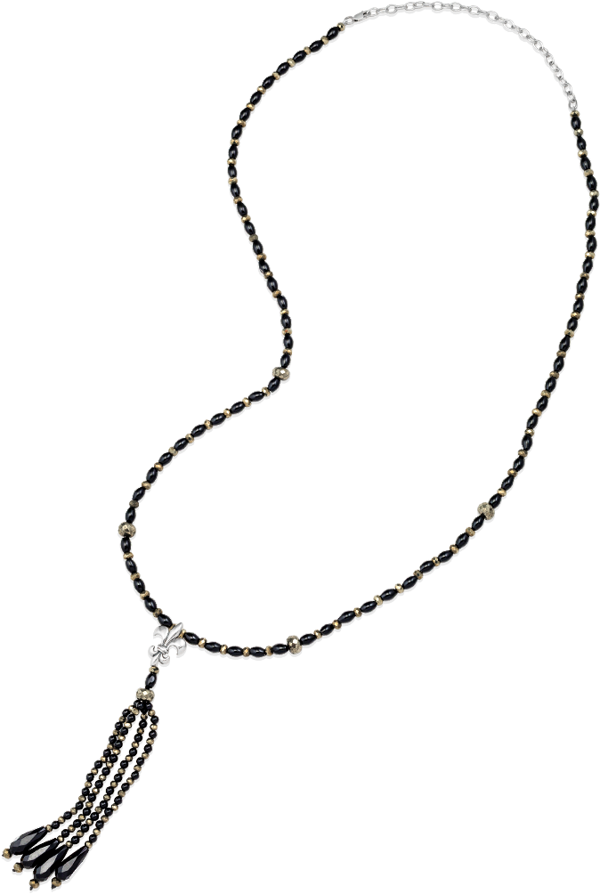 Fleur De Lis Tassel Necklace Clipart (1520x1020), Png Download