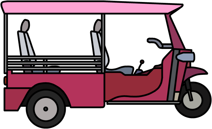 Walfas Custom Props Tuk Tuk Clipart (738x450), Png Download