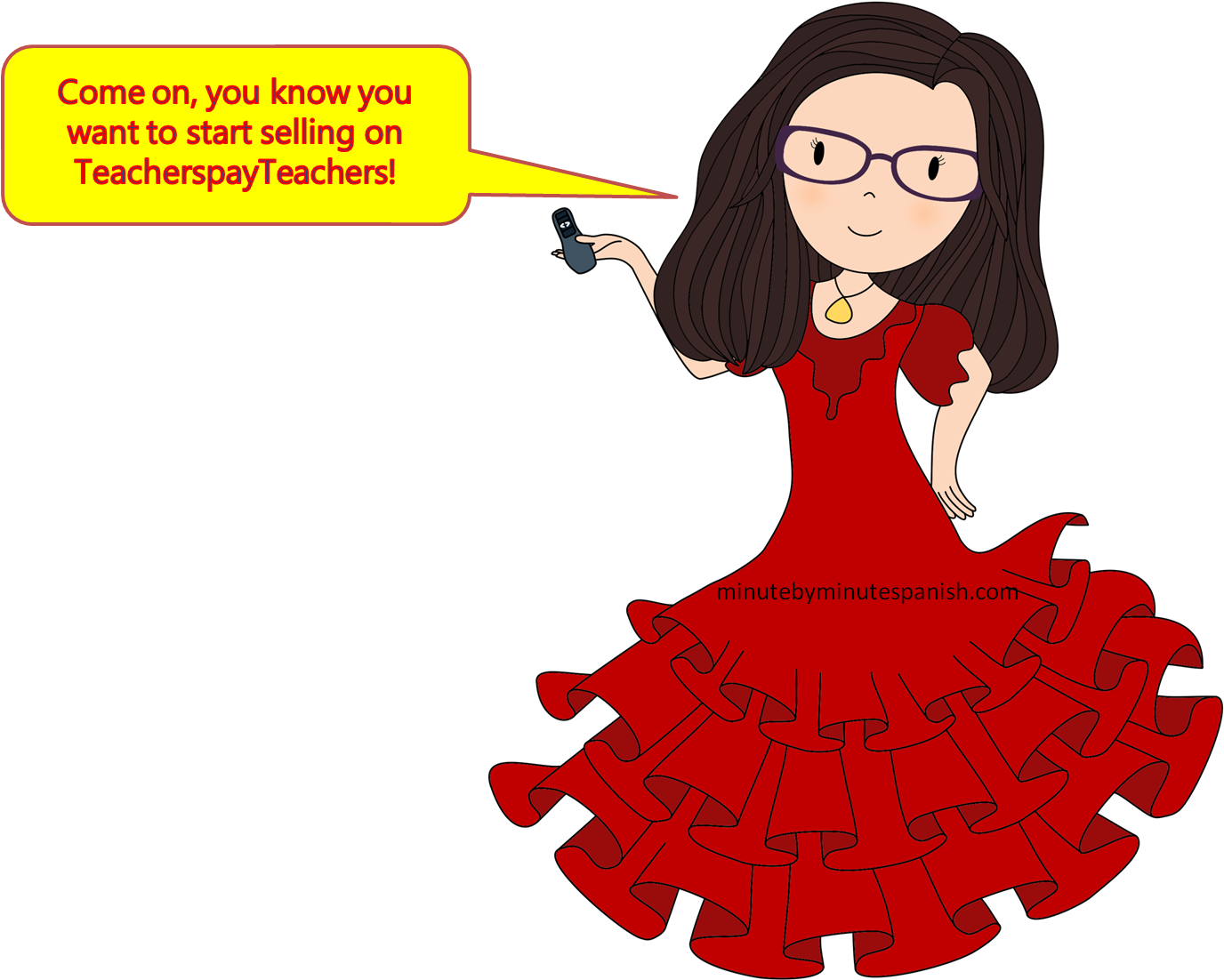 Let Ellen Help You To Sell On Tpt Clipart (1391x1127), Png Download