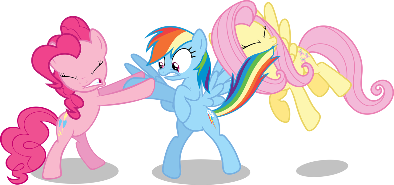 Shutterflyeqd, Bipedal, Biting, Fluttershy, Hoof Grab, Clipart (1280x603), Png Download
