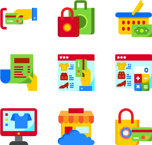 Shopping Online Clipart (600x564), Png Download