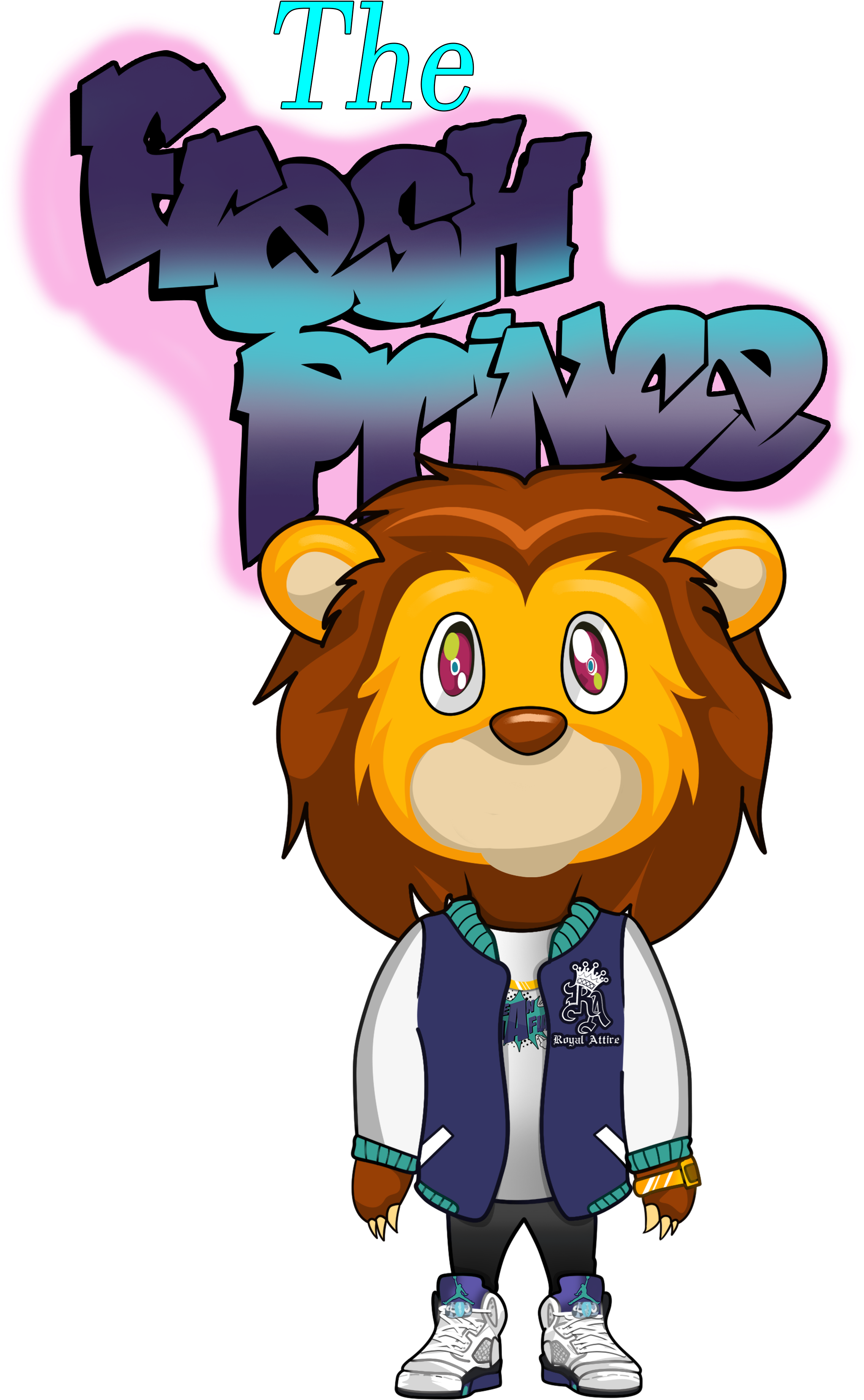 Image Of Fresh Prince Yeezy Lion Hoody Clipart (4000x4000), Png Download