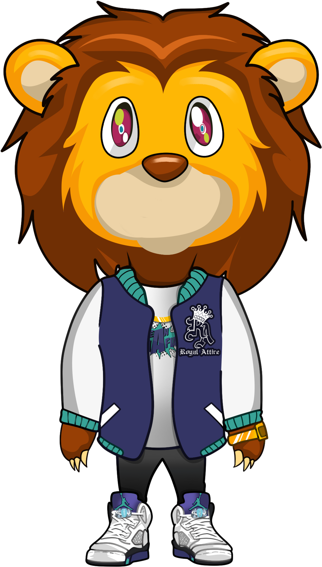 Image Of Yeezy Lion Hoody Clipart (2000x2000), Png Download