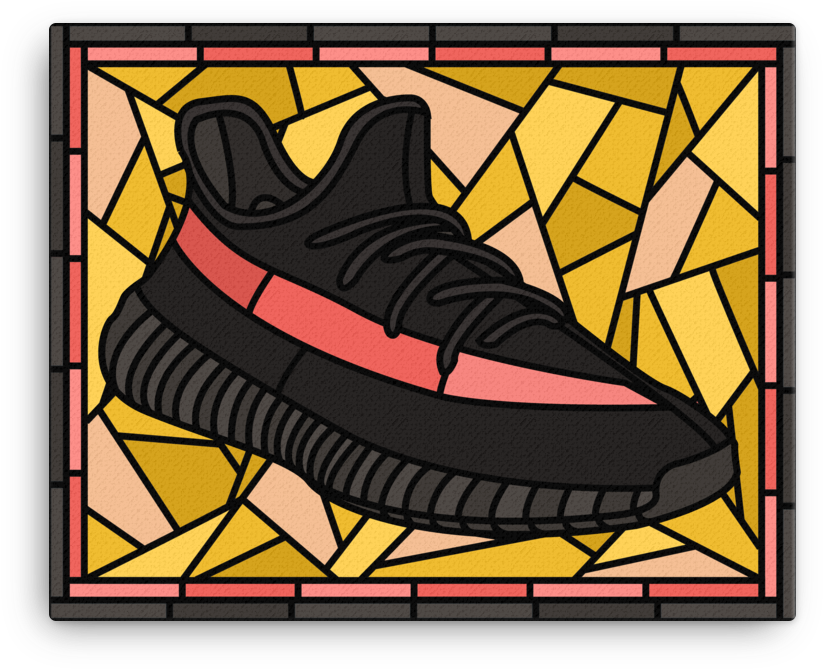 Image Of Yeezy Boost 350 Grail Clipart (1000x1000), Png Download
