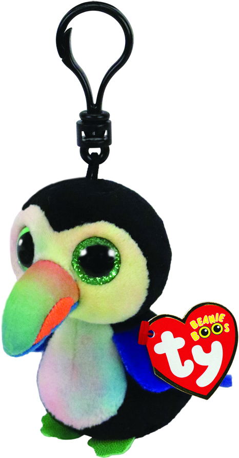 Ty Beanie Boo Beaks Toucan Clipart (497x900), Png Download