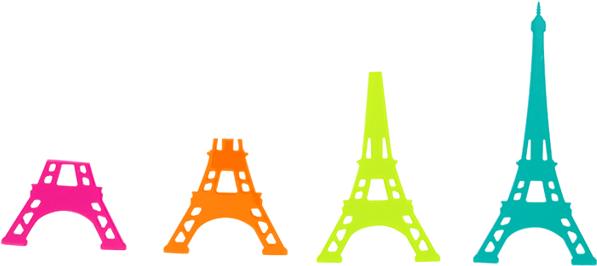 Set De 4 Aimants Clipart (1000x1000), Png Download