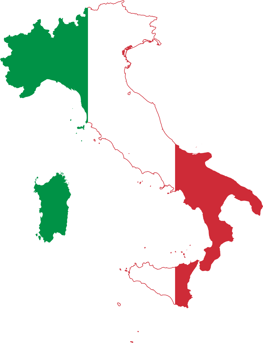 Map Of Italy, G Clipart (900x1171), Png Download