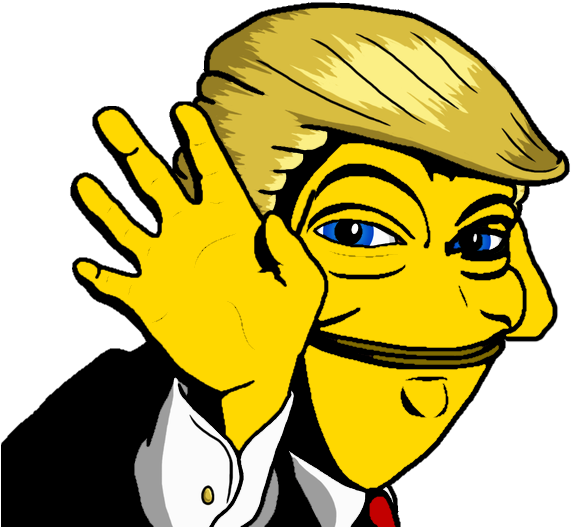 Rare Donald Trump Pepi Clipart (600x600), Png Download