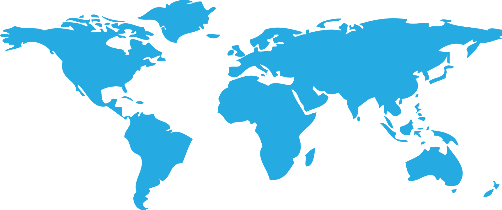 Transparent Maps 3d World Clipart (1600x669), Png Download