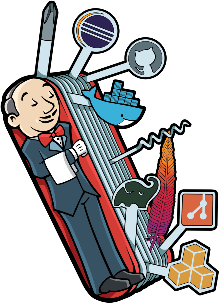 From Jenkins X, To Kubernetes, To The Butler Himself, Clipart (1000x1200), Png Download