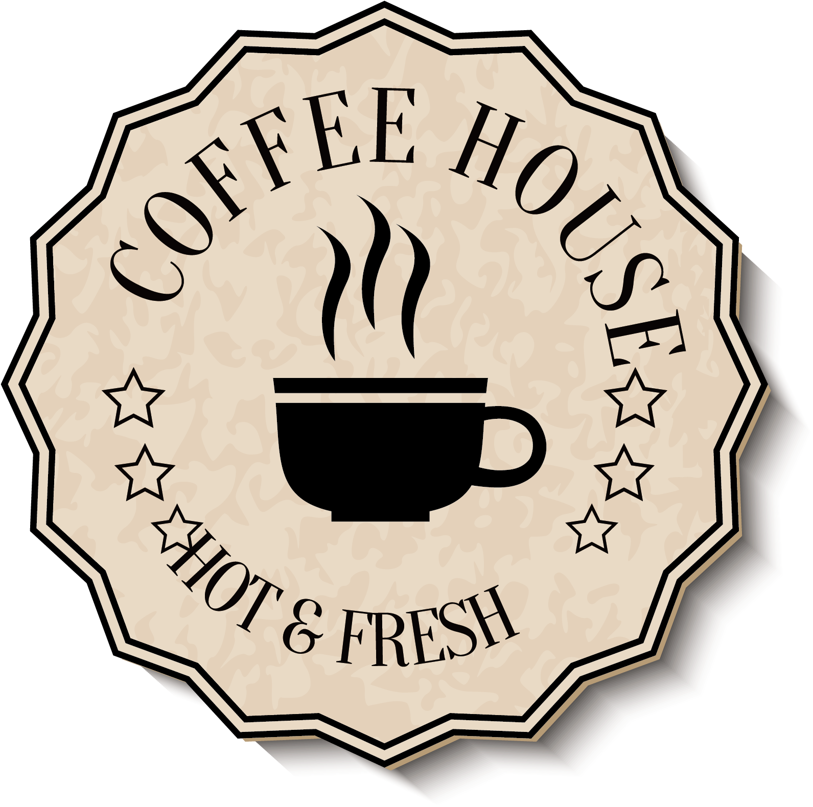 Cafe Logo Restaurant Clipart (1591x1580), Png Download