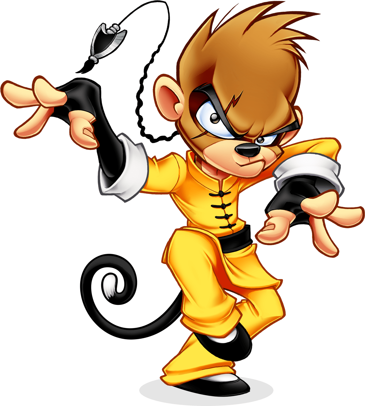 Mascot Design Drunken Monkey Clipart (1164x1297), Png Download