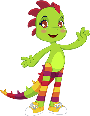 Juana La Iguana Clipart (880x400), Png Download